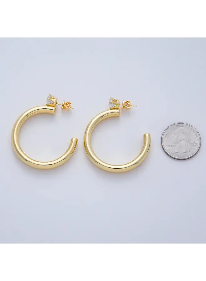 ANDREA 48MM HOOP EARRINGS