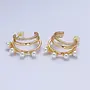 ARTEMIS 16K GOLD FILLED TRIPLE STACK EARRINGS