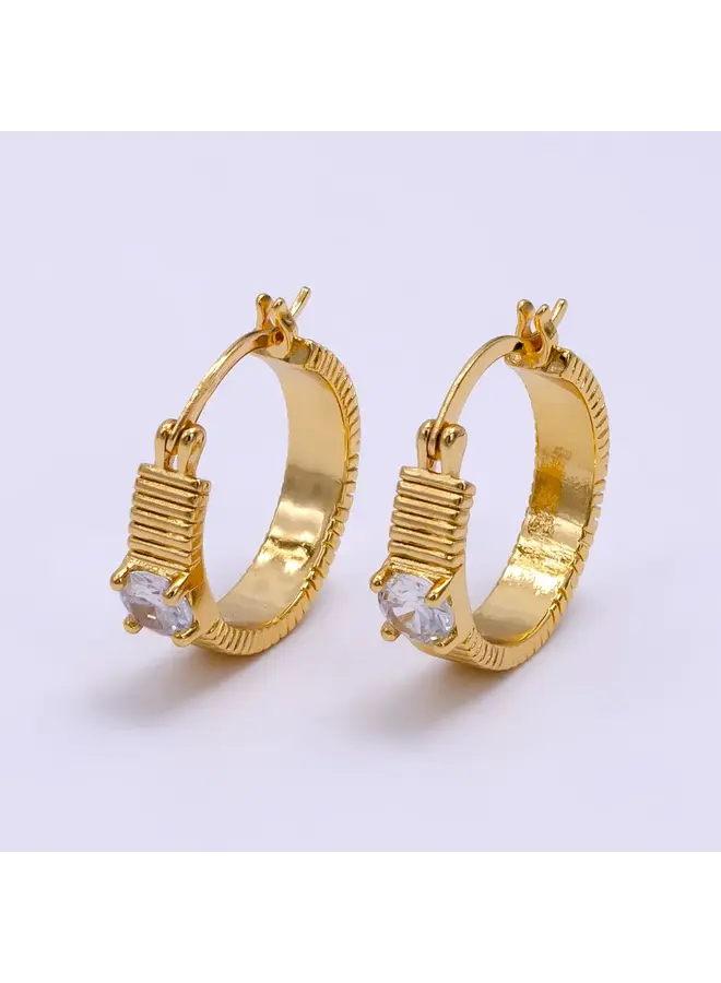 AALIYAH 20MM HOOP EARRINGS