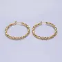 ELARAE 40MM HOOP EARRINGS