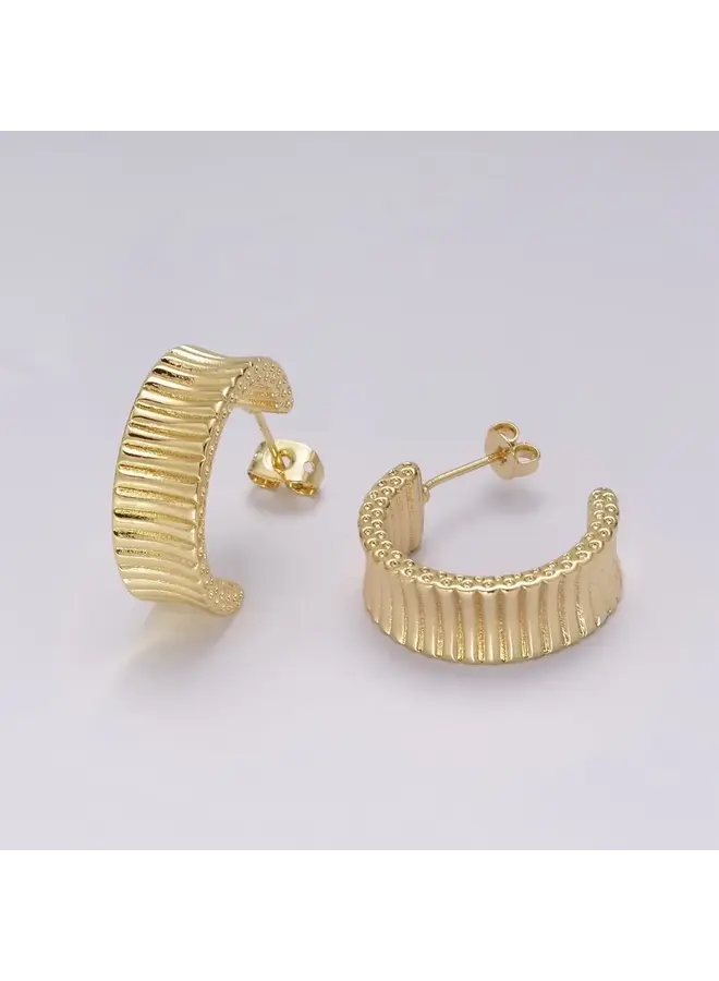 ELLA CHUNKY HOOP EARRINGS