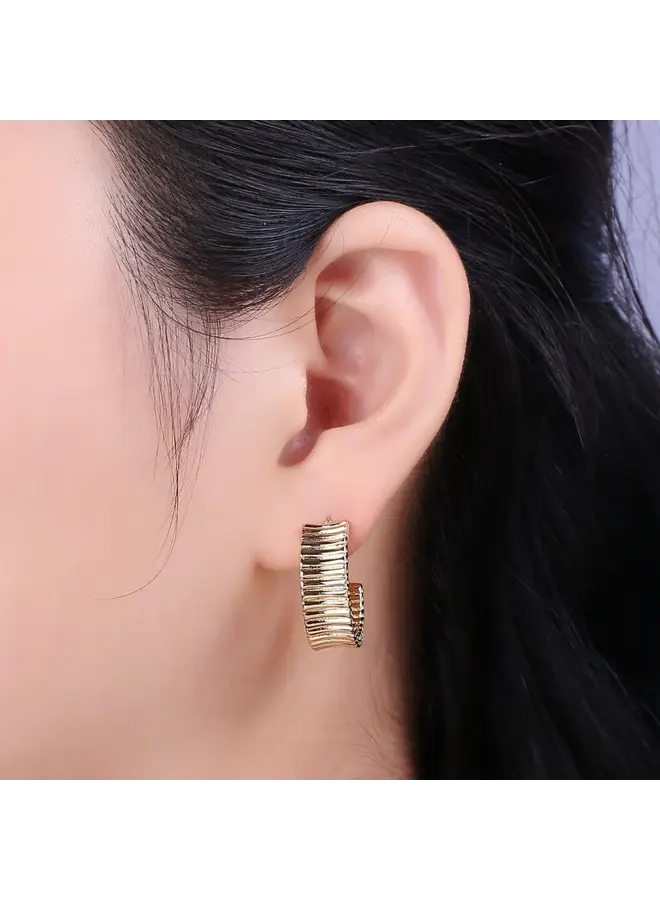 ELLA CHUNKY HOOP EARRINGS