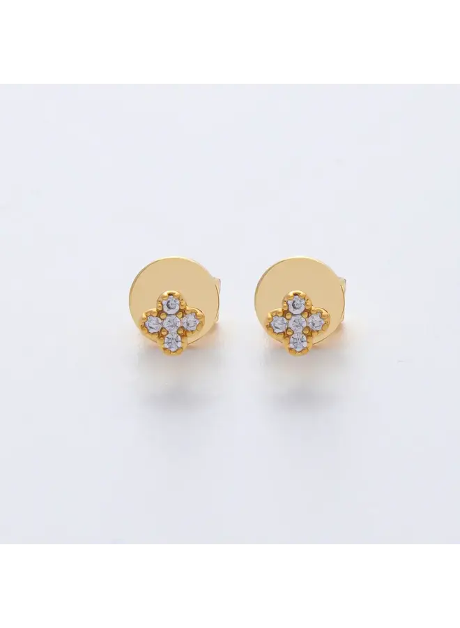 EFFIE DAINTY QUATREFOIL EARRINGS
