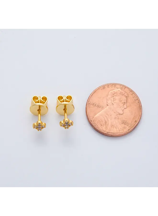 EFFIE DAINTY QUATREFOIL EARRINGS