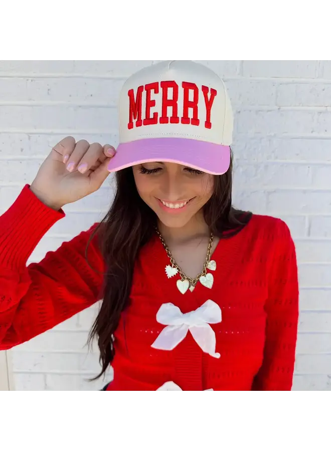 MERRY VINTAGE TRUCKER HAT