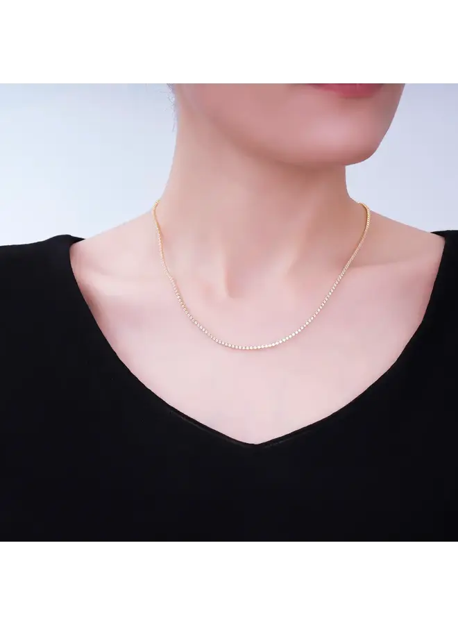 CINDY 24KGF LAYERING CHAIN