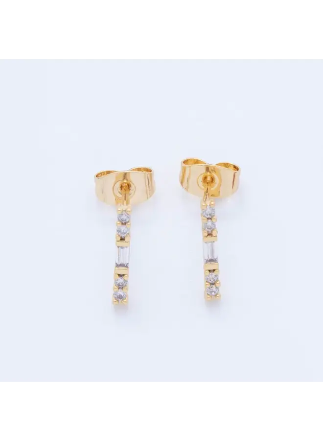 EMBERLYNN 24KGF STUD EARRINGS
