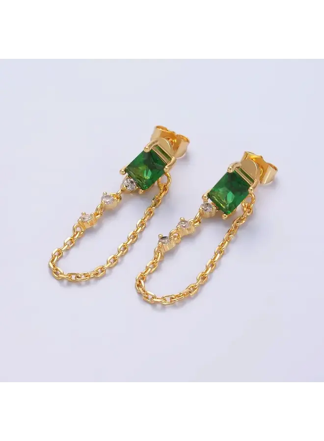 ALICIA 24KGF DANGLE EARRINGS