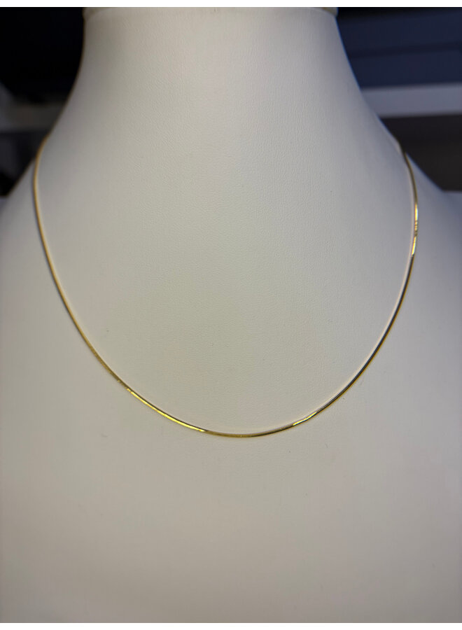 CERCI 24KGF LAYERING CHAIN-18"