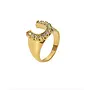 HORSE SHOE 14KGF SIZED RING-8