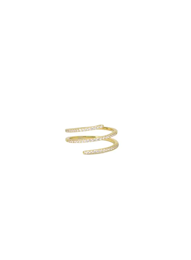 RORY 24KGF TRIPLE BAND SIZED RING