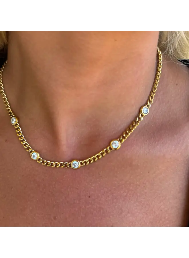 NIANI 18KGP NECKLACE