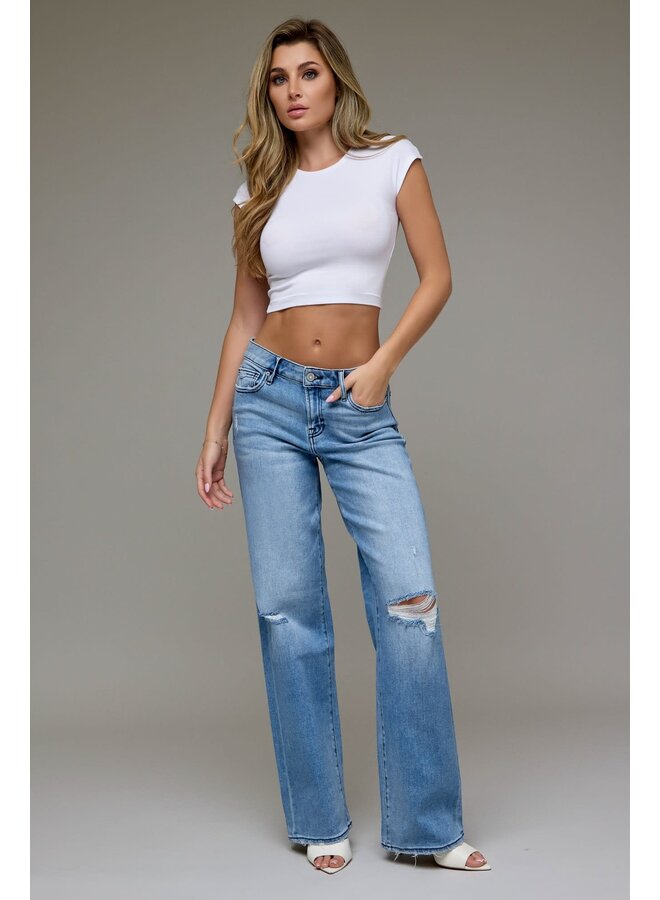 LOGAN MID RISE DAD JEAN