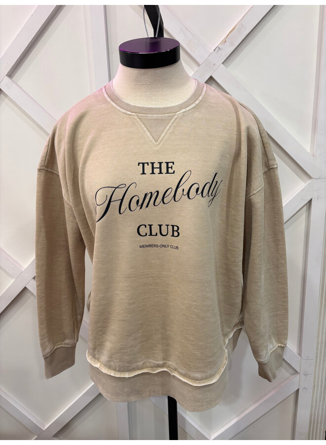 THE HOMEBODY CLUB CAMPUS PULLOVER
