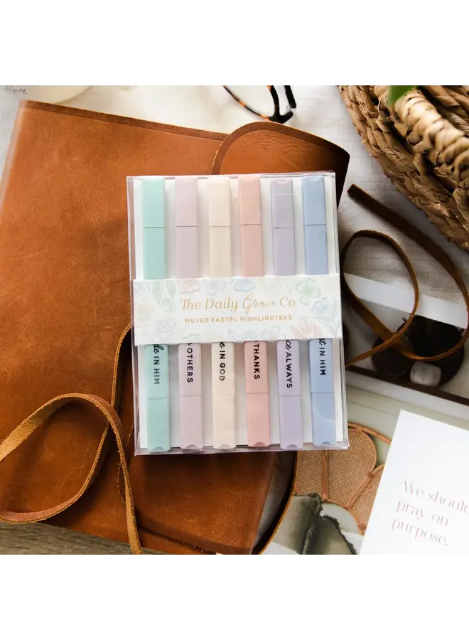 MUTED PASTEL HIGHLIGHTERS