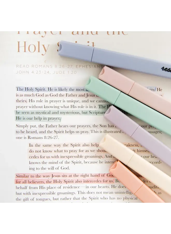 MUTED PASTEL HIGHLIGHTERS