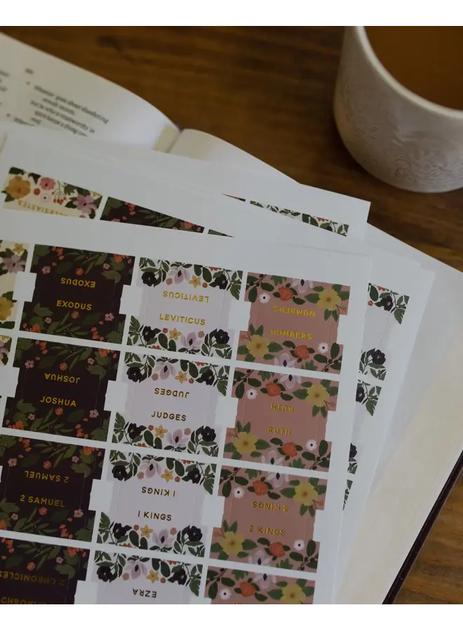 MAGNOLIA FLORAL BIBLE TABS