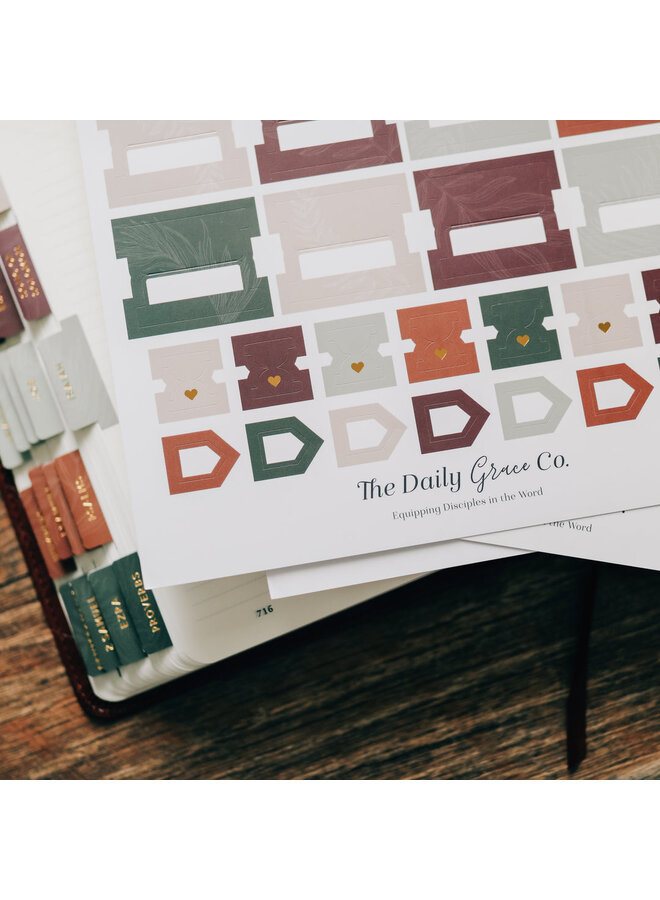 JEWEL TONE BIBLE TABS