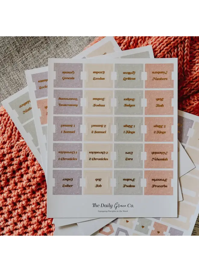 PASTEL FLORAL BIBLE TABS