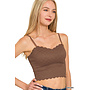 DON'T CALL ME SWEETHEART BRALETTE-BROWN