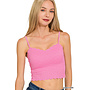 DON'T CALL ME SWEETHEART BRALETTE-CANDY PINK