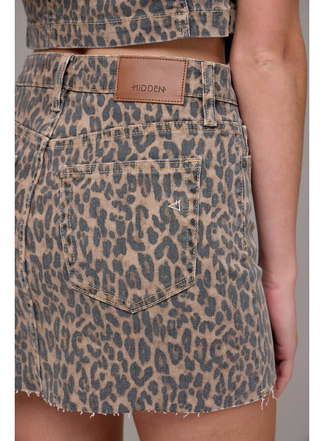 WILD THANG CHEETAH MINI SKIRT