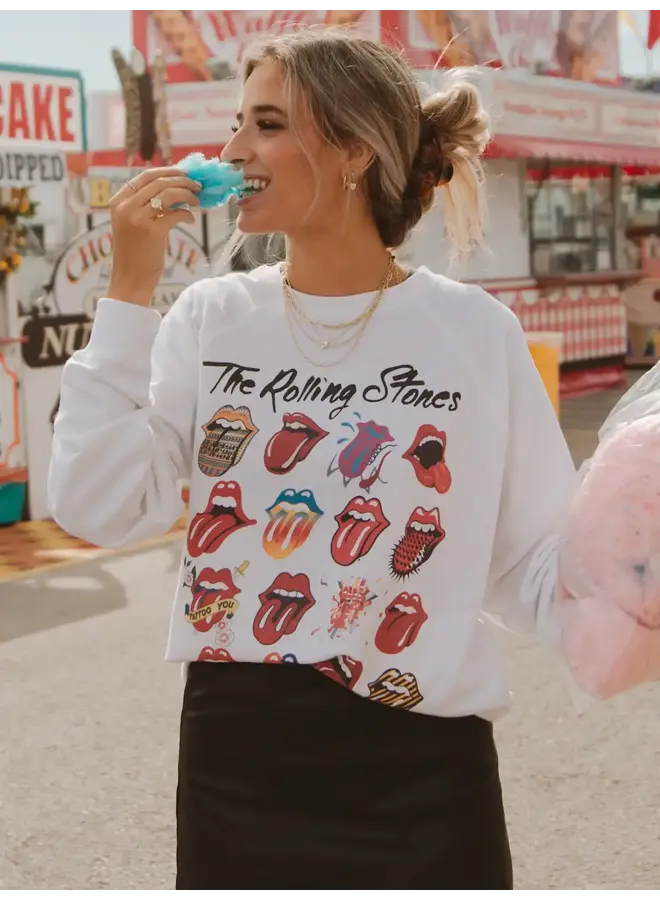 ROLLING STONES LICKS OVER TIME SWEATSHIRT