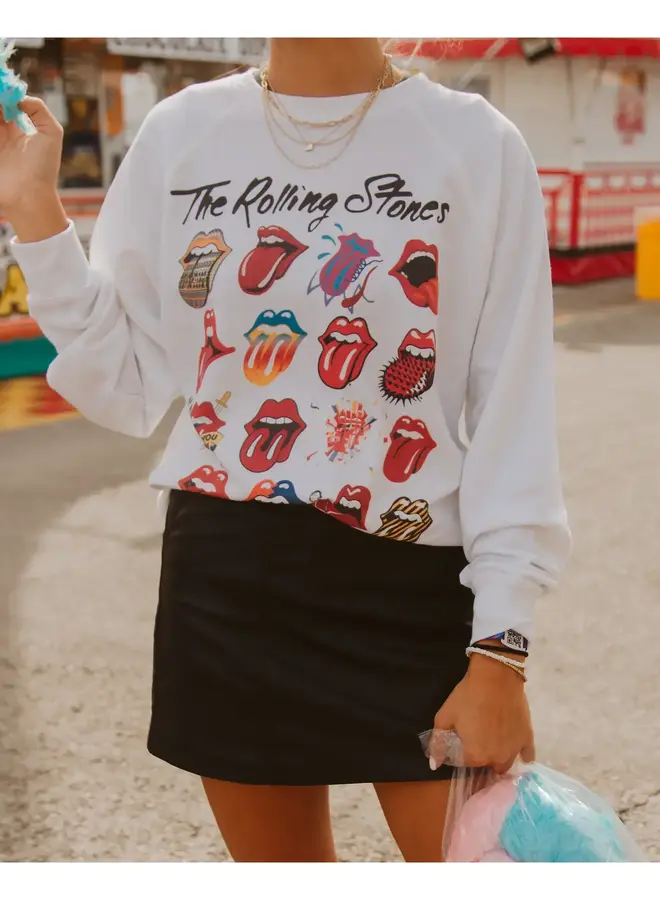 ROLLING STONES LICKS OVER TIME SWEATSHIRT