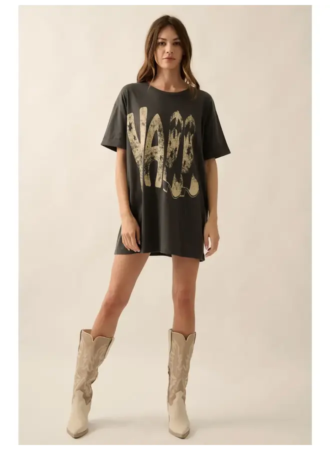 Y'ALL COWBOY BOOTS GRAPHIC TEE