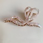 CROQUETTE BOW CLAW CLIP-PINK