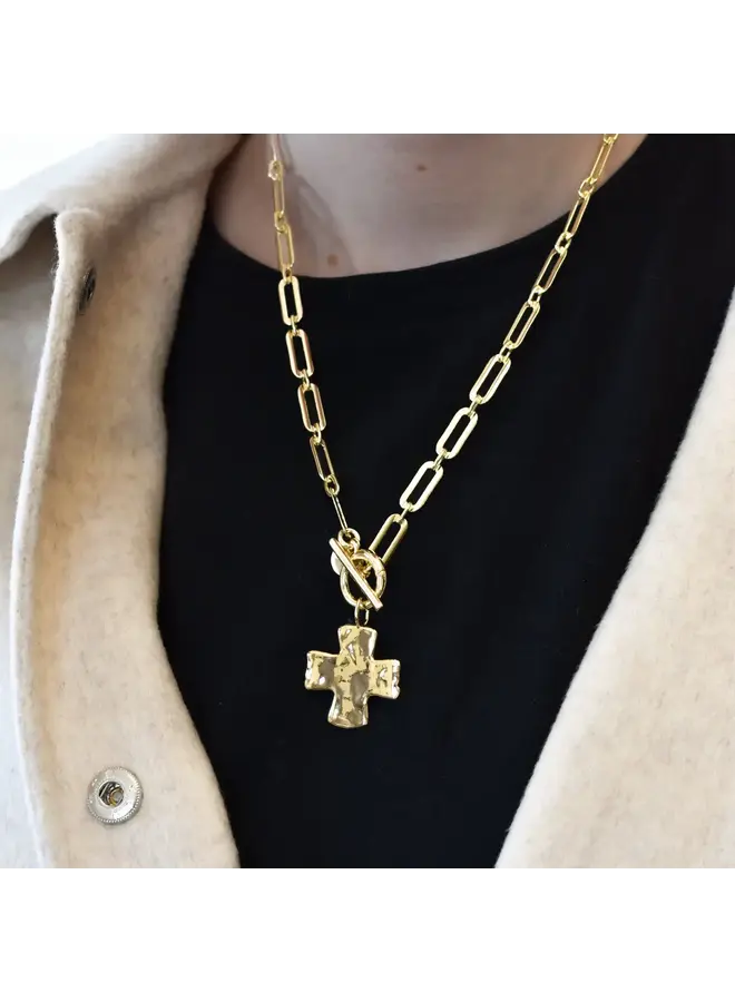 NILEY 24KGF CHARM NECKLACE