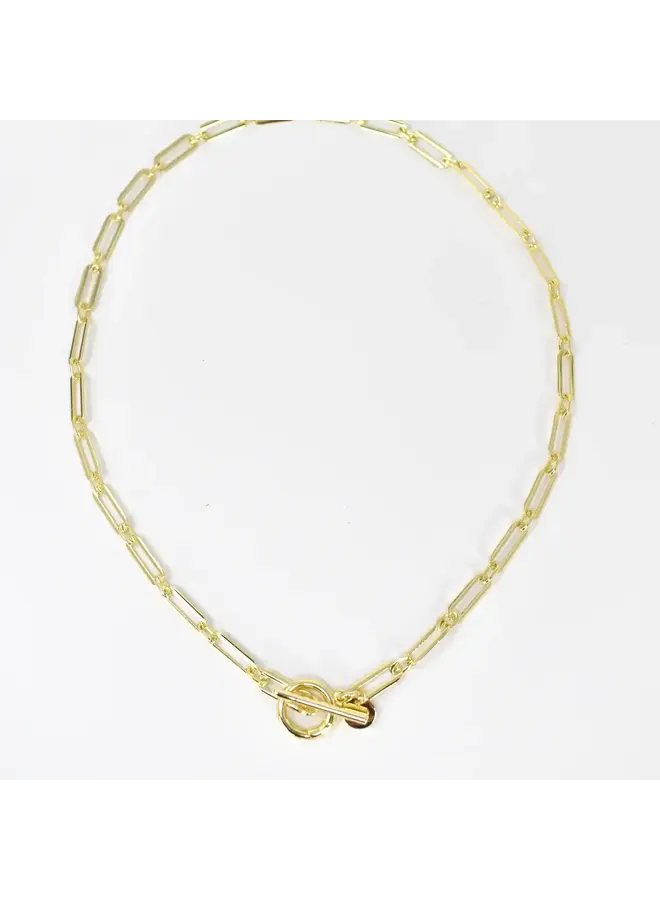 NILEY 24KGF CHARM NECKLACE