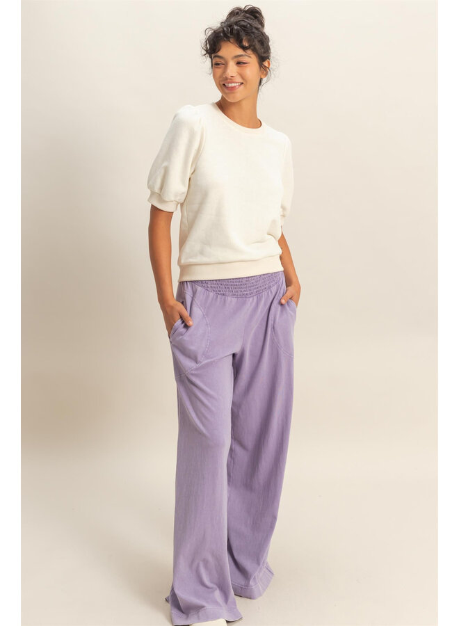 SWEET & CHIC SWEATER TOP-WHIP CREAM