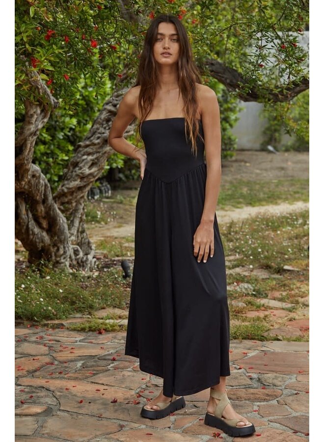 THE AENEA KNIT JUMPSUIT-BLACK