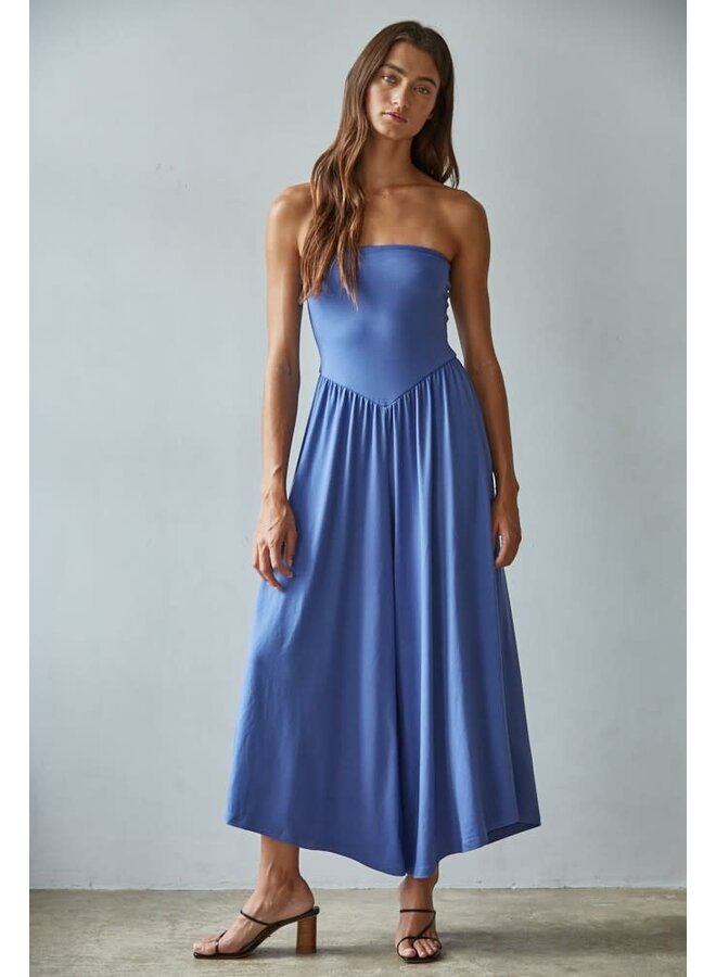 THE AENEA KNIT JUMPSUIT-VIOLET BLUE