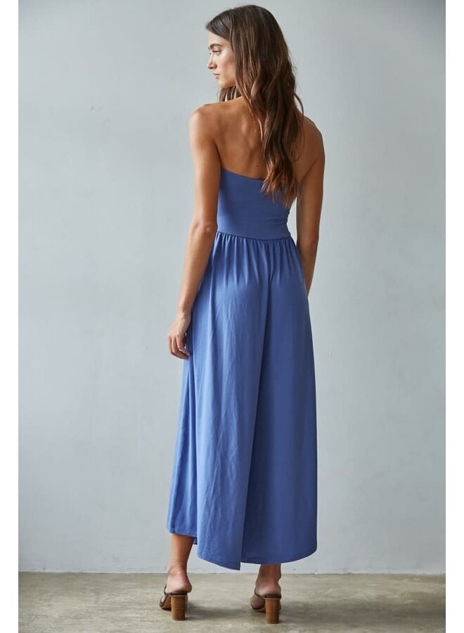 THE AENEA KNIT JUMPSUIT-VIOLET BLUE