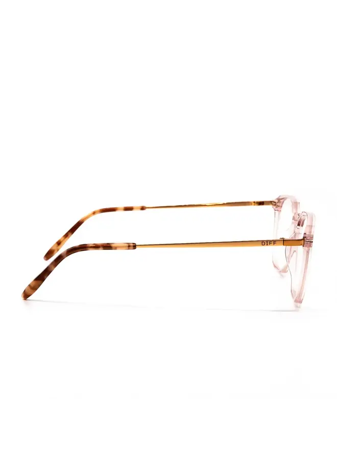 NOEL BLUELIGHT GLASSES-ROSE CRYSTAL