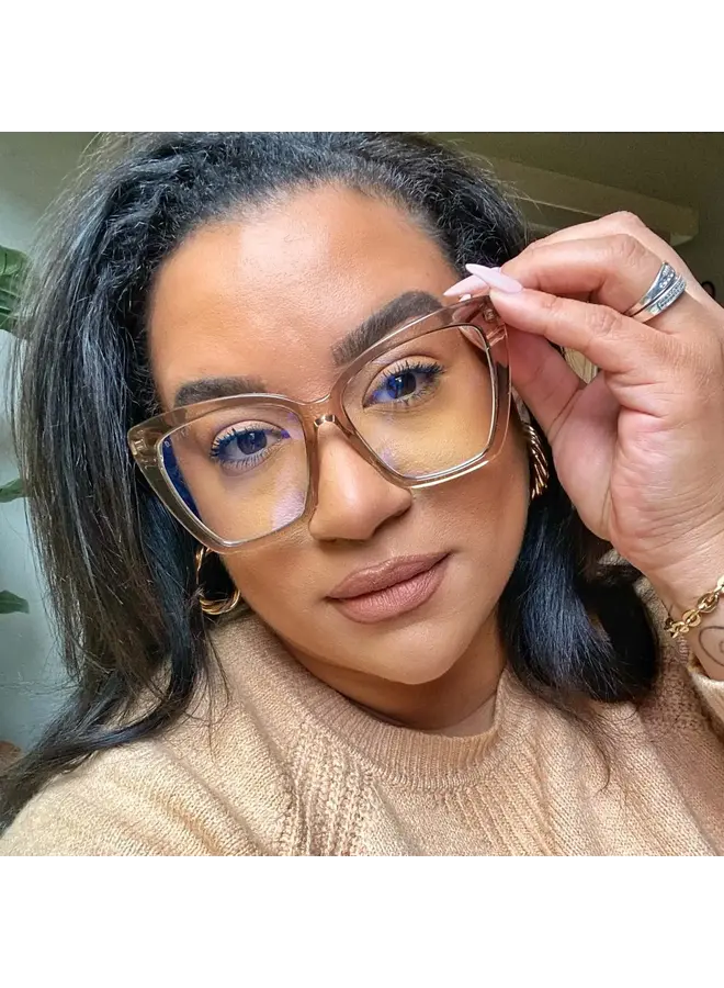 BECKY IV BLUELIGHT GLASSES-VINTAGE CRYSTAL