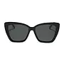 BECKY II POLARIZED SUNGLASSES-BLACK DARK SMOKE