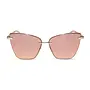 BECKY V SUNGLASSES-GOLD PEACH MIRROR