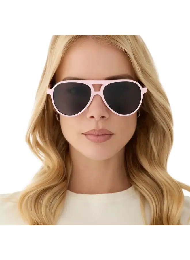 TOSCA II SUNGLASSES-POWDER PINK & GREY