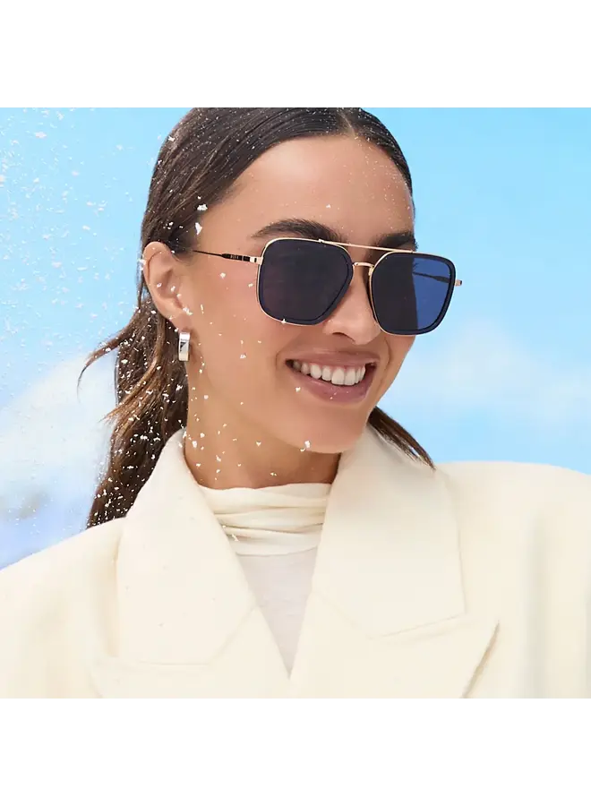 JORDAN POLARIZED SUNGLASSES-GOLD ROYAL