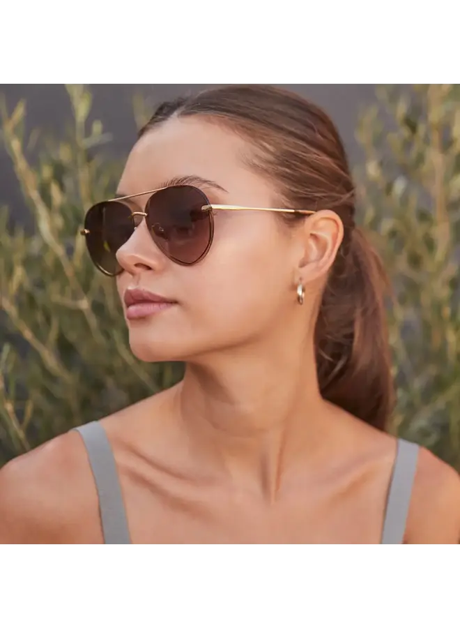 LENOX SUNGLASSES-GOLD SEA TORTOISE