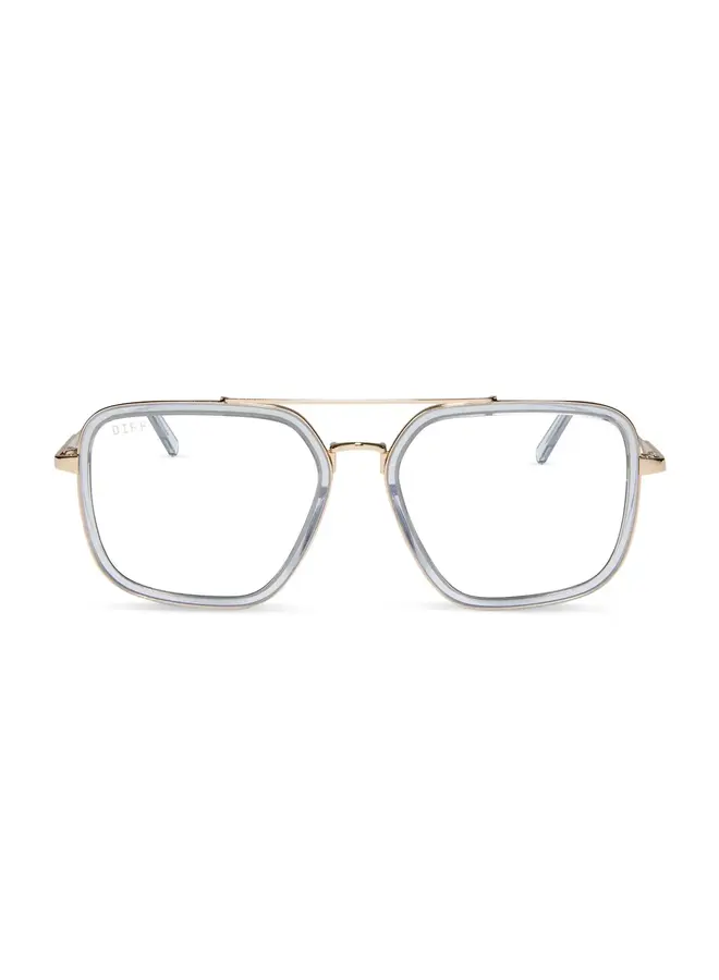 JORDAN BLUELIGHT GLASSES-GOLD & CLEAR