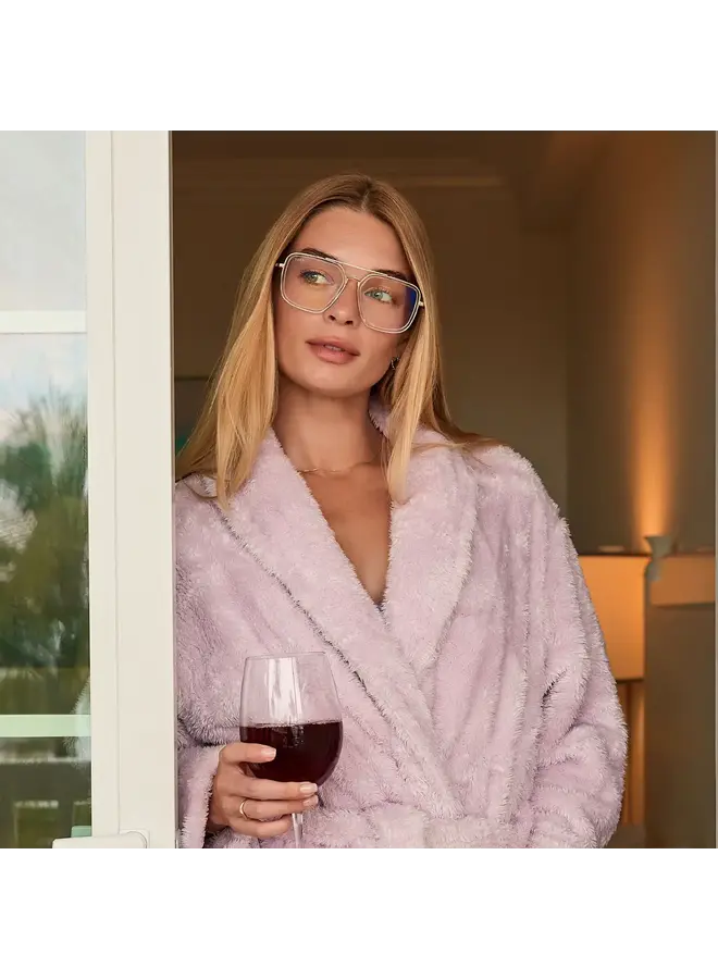 JORDAN BLUELIGHT GLASSES-GOLD & CLEAR