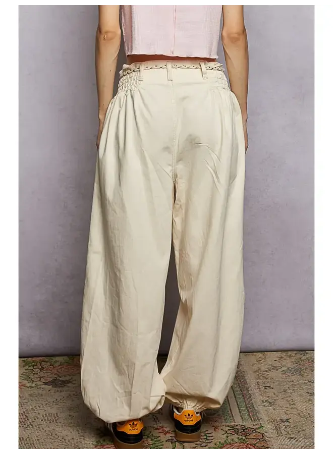 FREE SPIRIT JOGGERS-NATURAL