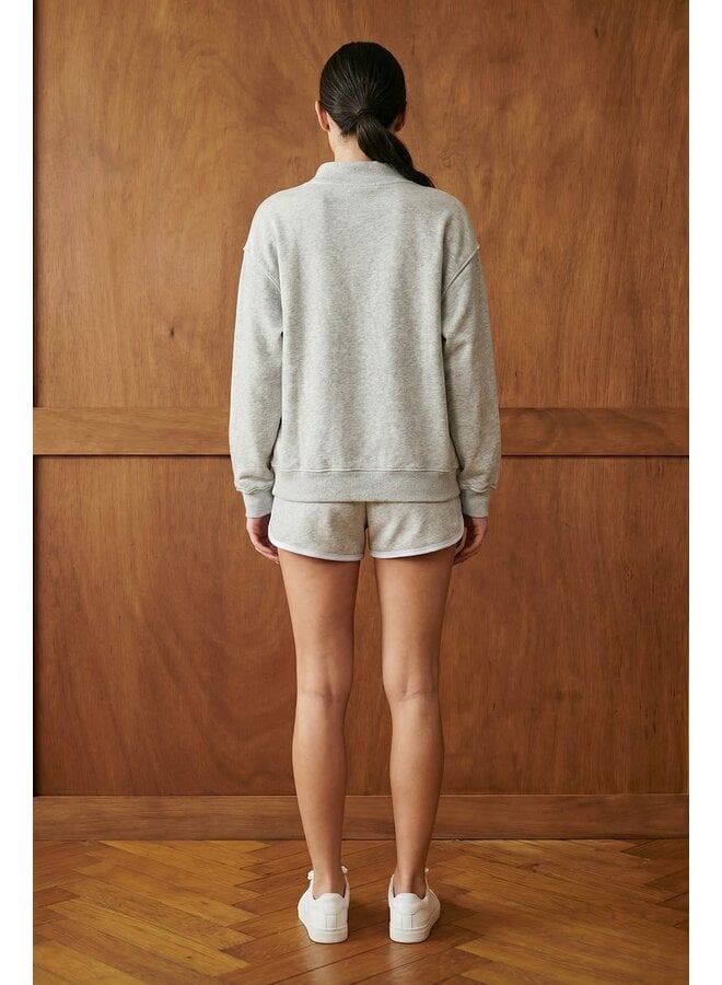 OVERSIZED & OBSESSED MOCK NECK SWEATSHIRT-MOTHER