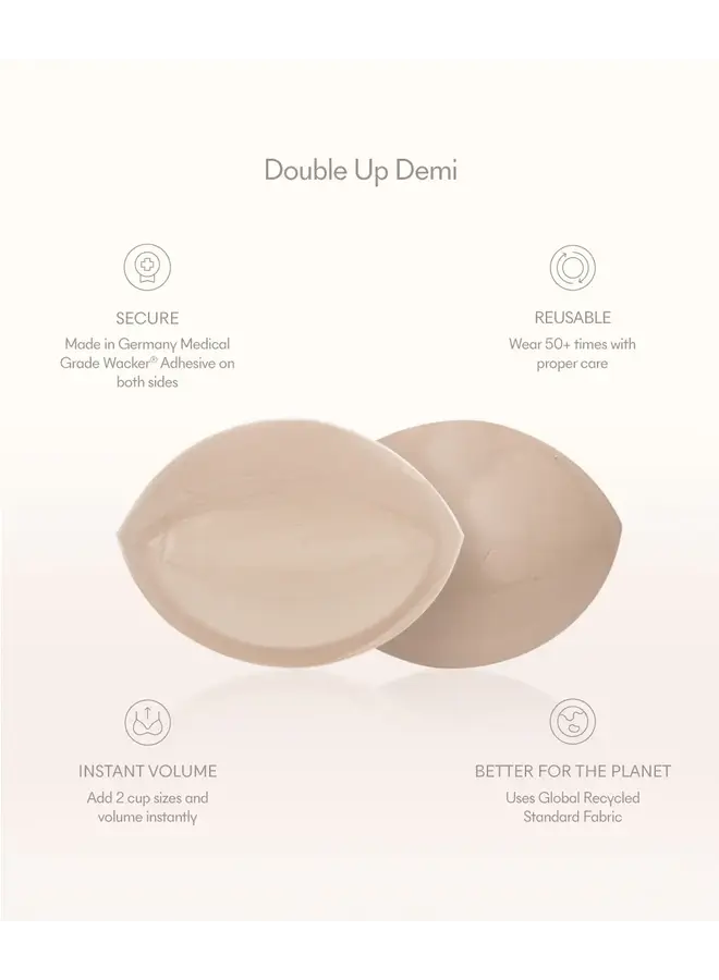 NOOD DOUBLE UP DEMI PUSH UP PADS