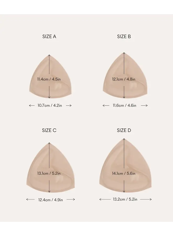 NOOD DOUBLE UP TRIANGLE PUSH UP PADS