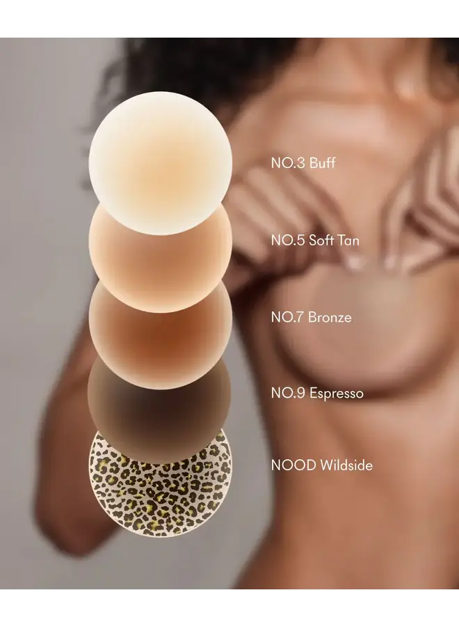 NOOD NO SHOW ADHESIVE NIPPLE COVERS-BUFF